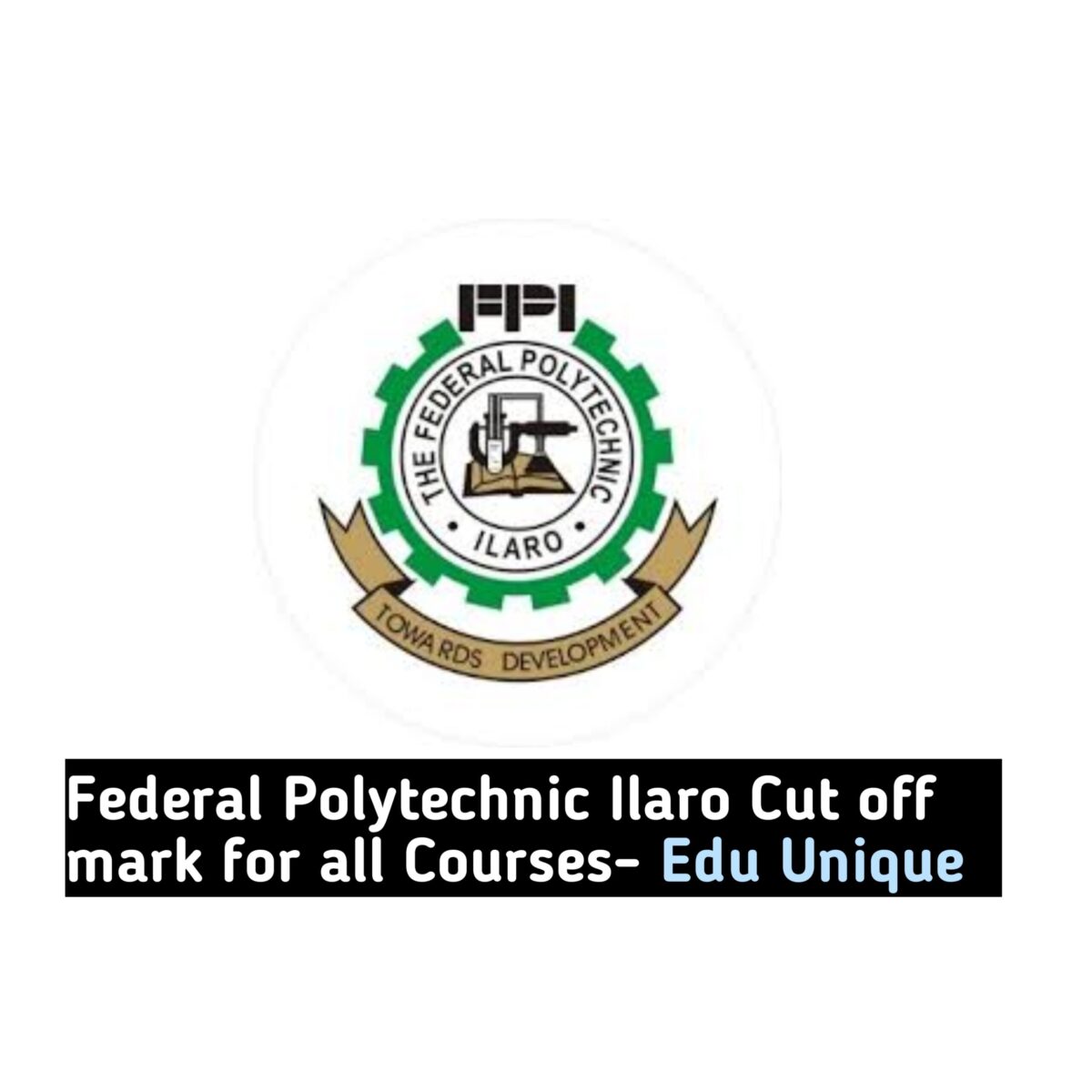 Federal Polytechnic Ilaro Cut Off Mark for all Courses