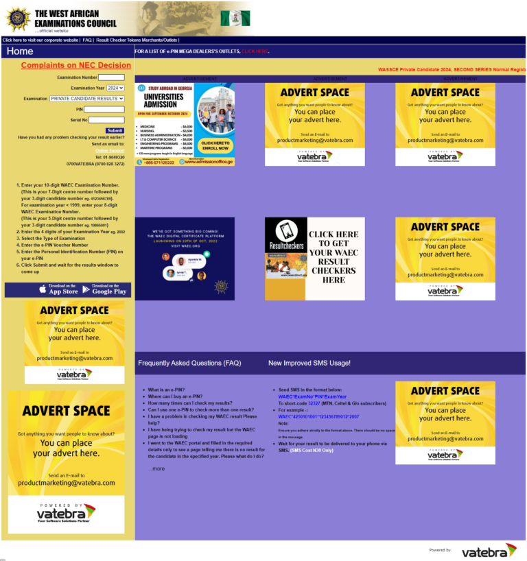 How to check WAEC result using phone without scratch card